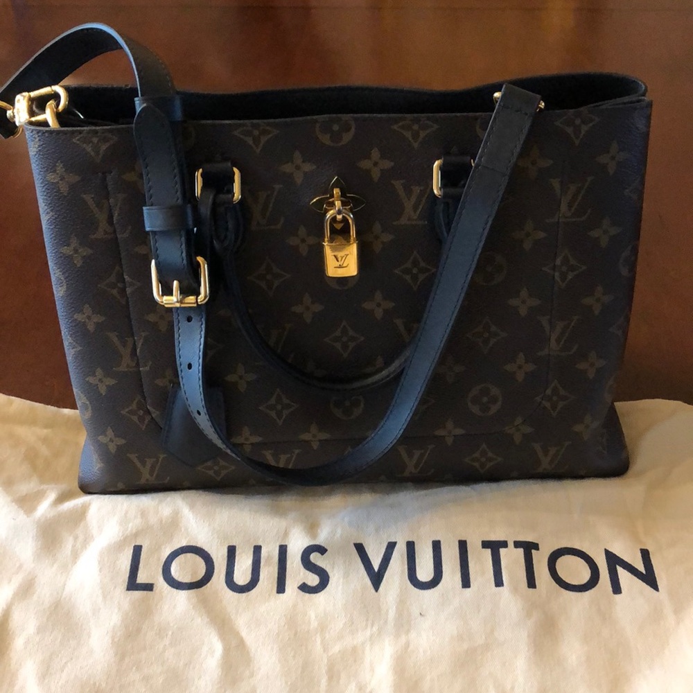 Louis Vuitton flower tote bag